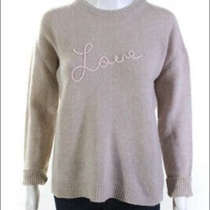 100% Cashmere ‘Love’ Sweater